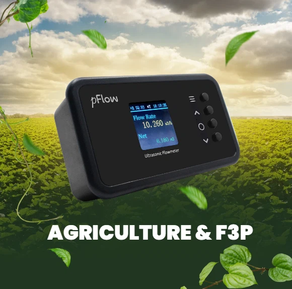 Penjepit ultrasonik pada meter untuk pertanian